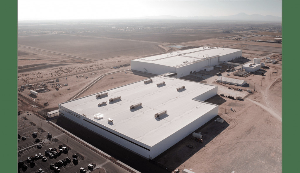Lucid Motors plant - January 2021