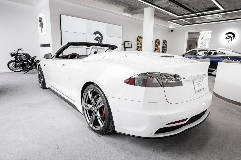 Tesla Model S convertible conversion by Ares Tesla Model S convertible conversion by Ares