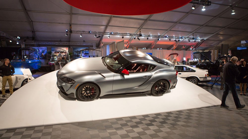 2020 Toyota Supra GR signed by Toyota chief executive Akio Toyoda