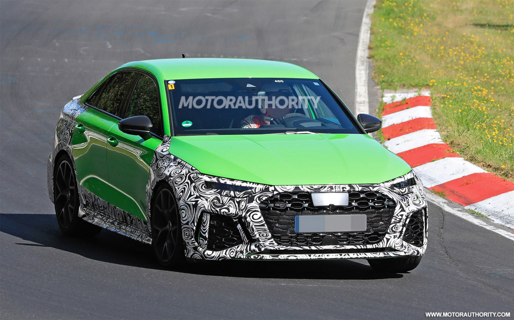 2022 Audi RS 3 Sportback spy shots - Photo credit: S. Baldauf/SB-Medien