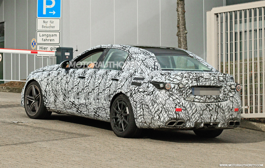 2023 Mercedes-Benz AMG C63 spy shots - Photo credit: S. Baldauf/SB-Medien