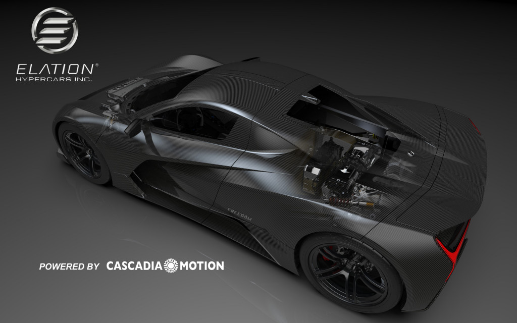 Elation Freedom with electric powertrain from Cascadia Motion Elation Freedom with electric powertrain from Cascadia Motion