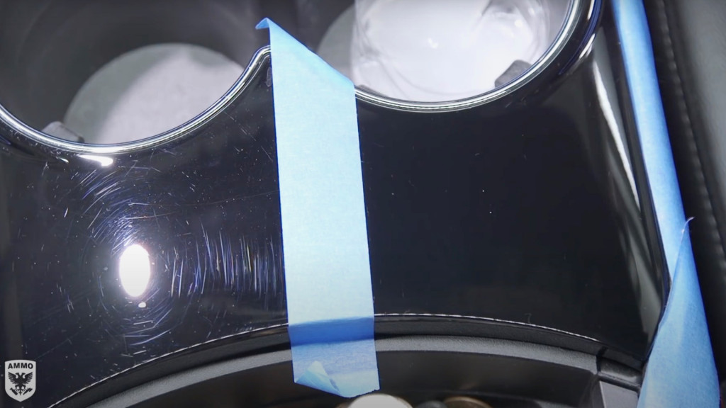 How to remove scratches from car interior trim (Ammo NYC video screenshot)