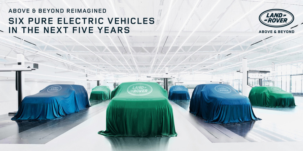 Land Rover announces six electric vehicles by 2024