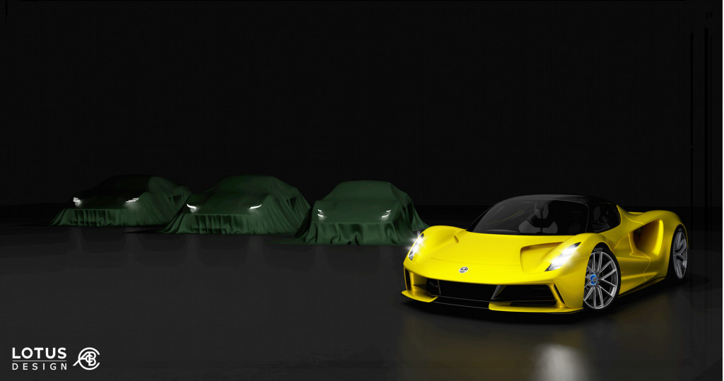 Lotus Evija with new series of sports cars