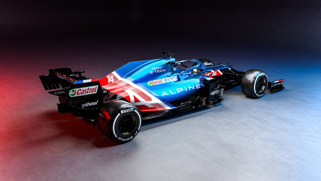 2021 Alpine A521 Formula One race car