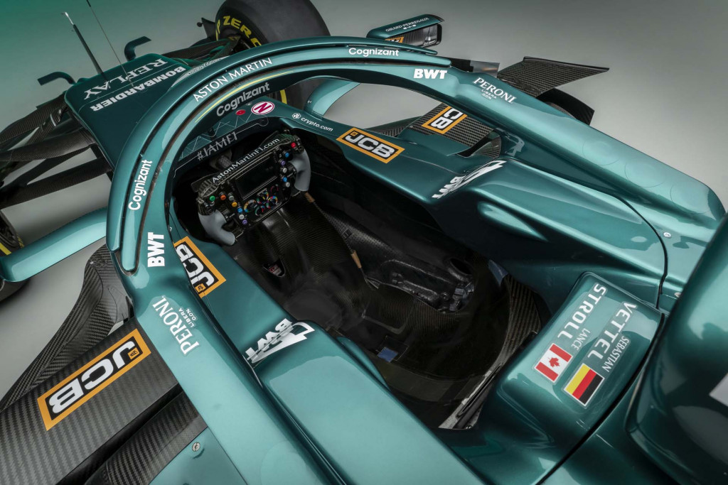 2021 Aston Martin AMR21 Formula One race car
