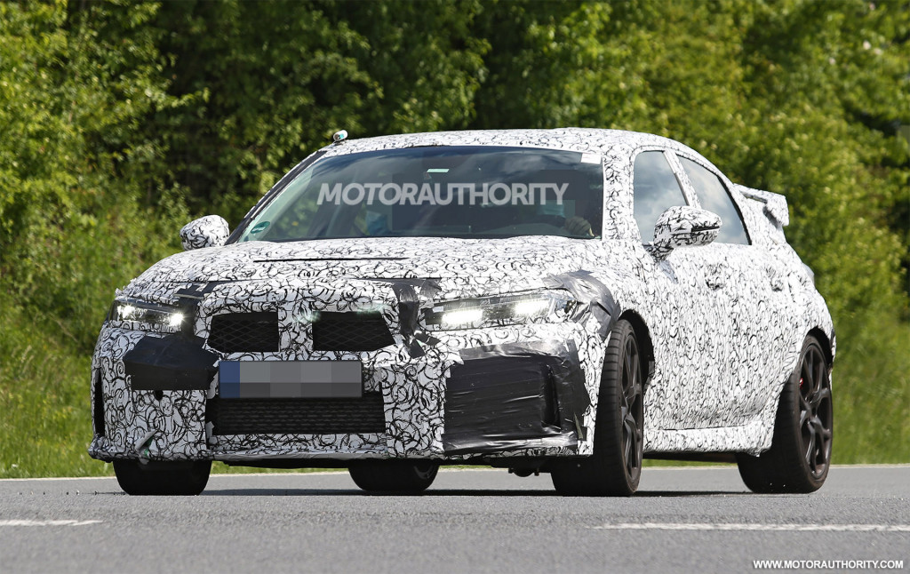2022 Honda Civic Type R spy shots - Photo credit: S. Baldauf/SB-Medien