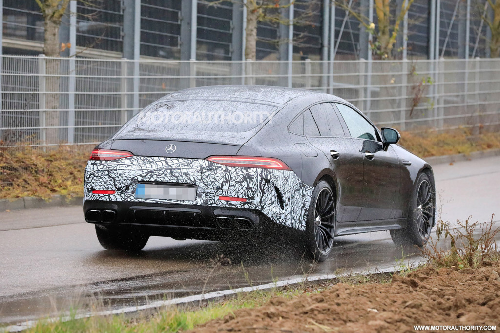 2022 Mercedes-Benz AMG GT 73e 4-Door Coupe spy shots - Photo credit: S. Baldauf/SB-Medien
