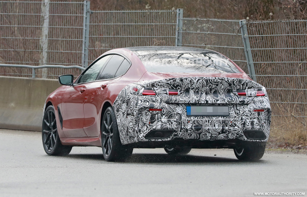 2023 BMW 8-Series Gran Coupe facelift spy shots - Photo credit: S. Baldauf/SB-Medien