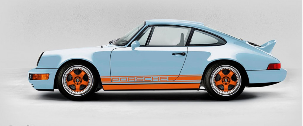 Everrati Gulf Signature Porsche 911 electric conversion