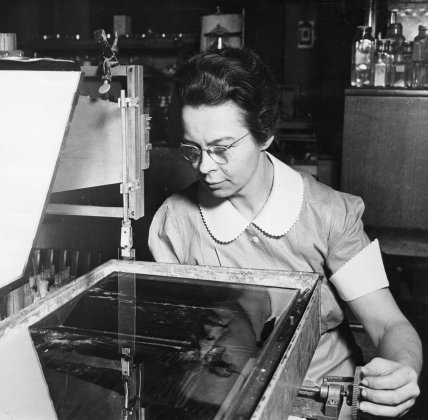Photo from Edison Tech Center Engineer and scientist Katharine Blodgett is who we have to thank for 