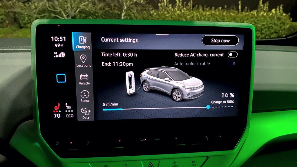 Volkswagen ID.4 at Electrify America, Hazel Dell WA