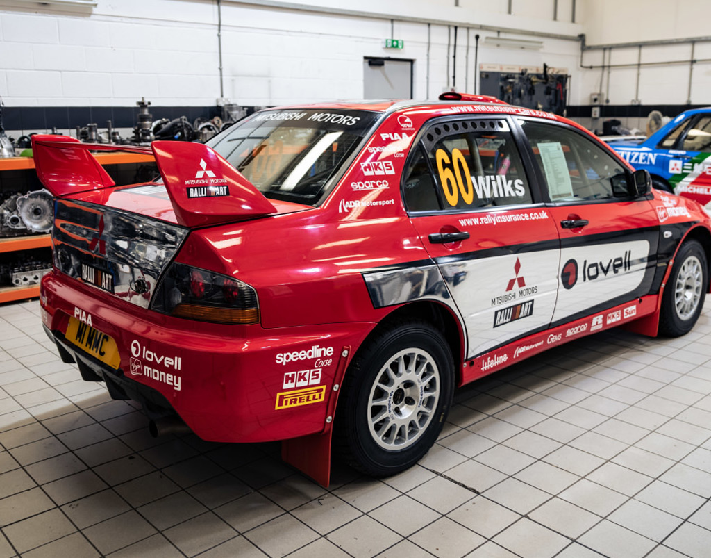 2008 Mitsubishi Lancer Evolution IX Group N rally car 2008 Mitsubishi Lancer Evolution IX Group N rally car