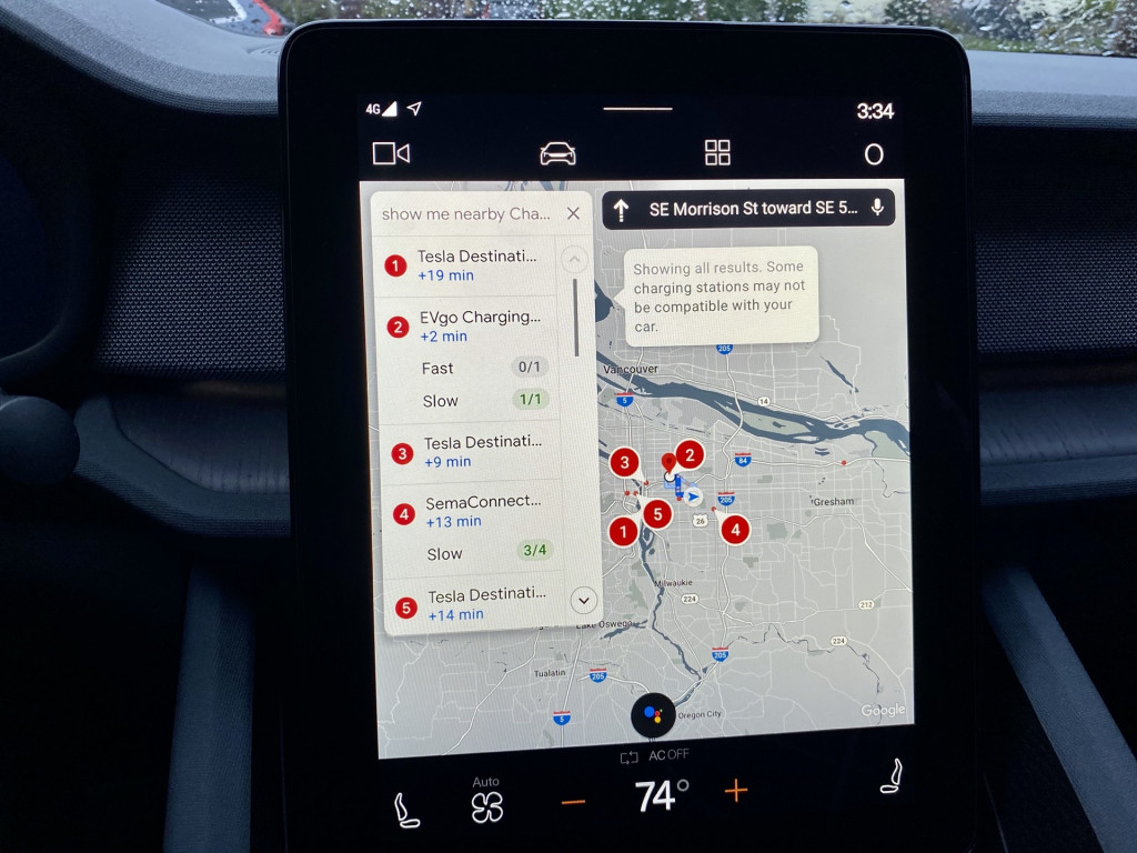 Polestar route planning likes Tesla Superchargers Polestar route planning likes Tesla Superchargers