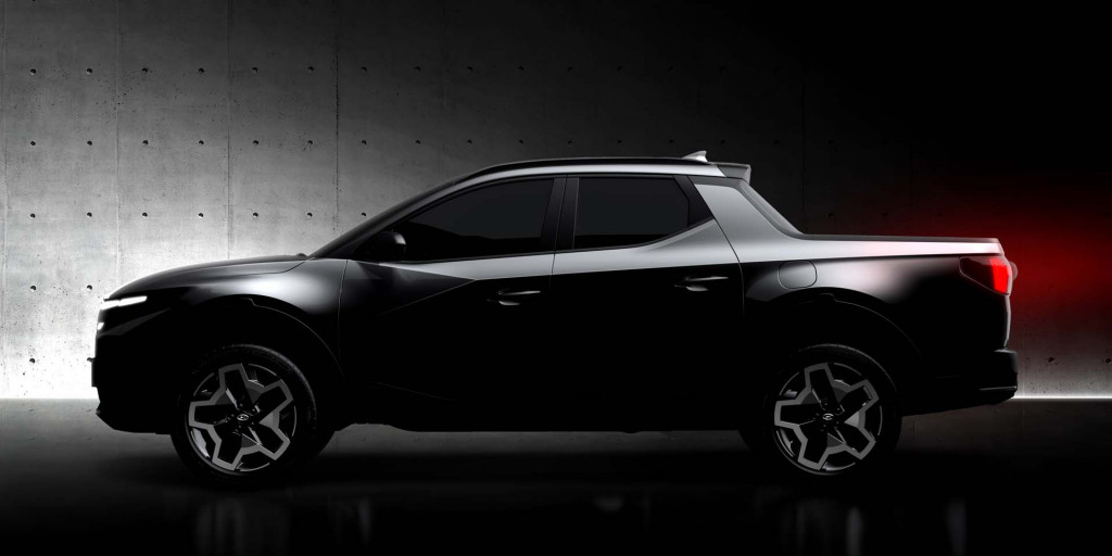 Teaser for 2022 Hyundai Santa Cruz debuting on April 15, 2021 Teaser for 2022 Hyundai Santa Cruz debuting on April 15, 2021