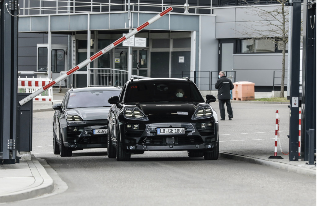 Electric Porsche Macan development