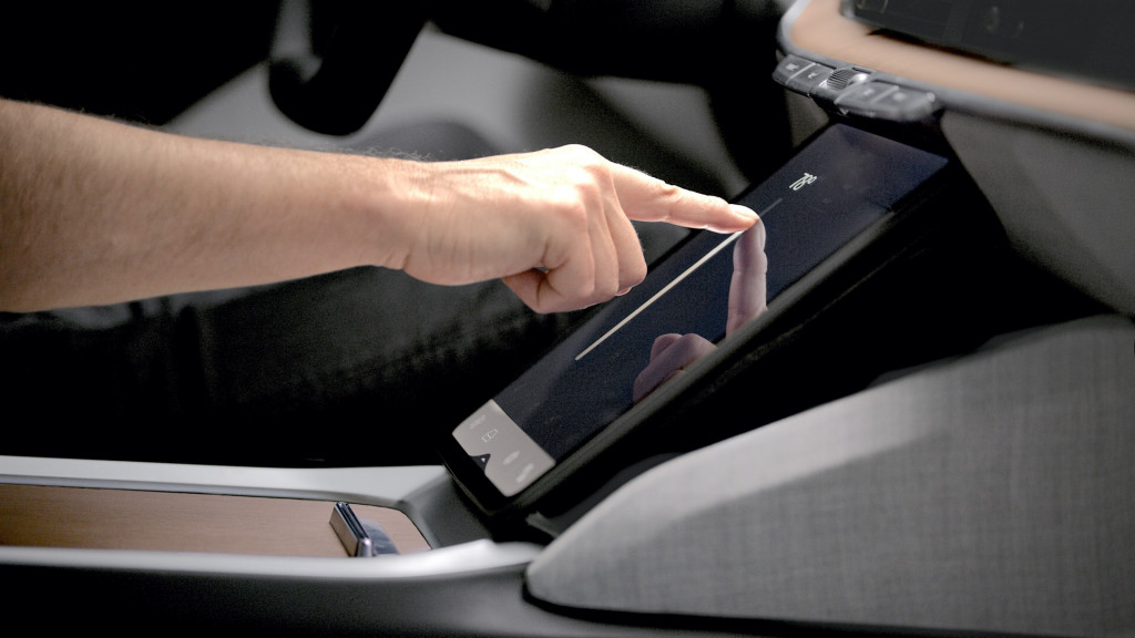 Lucid Air interior - user interface