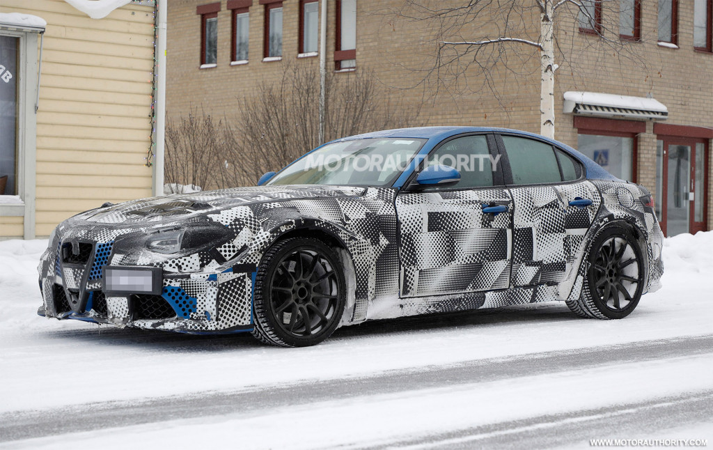 2023 Maserati GranTurismo test mule spy shots - Photo credit: S. Baldauf/SB-Medien