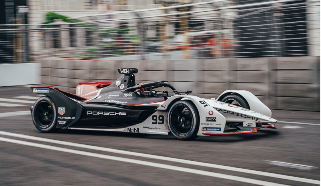 Porsche 99X Electric at the 2021 Formula E Rome E-Prix