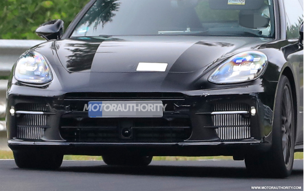 2023 Porsche Panamera second facelift spy shots - Photo credit: S. Baldauf/SB-Medien