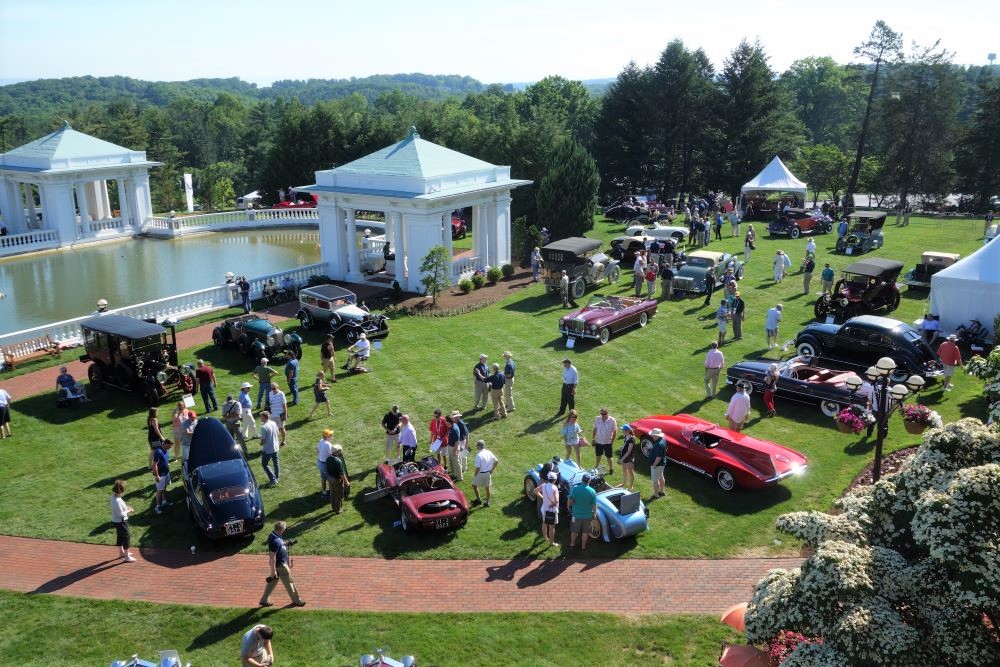 Aerial view of the Elegance at Hershey concours | Andy Reid photo Aerial view of the Elegance at Hershey concours | Andy Reid photo