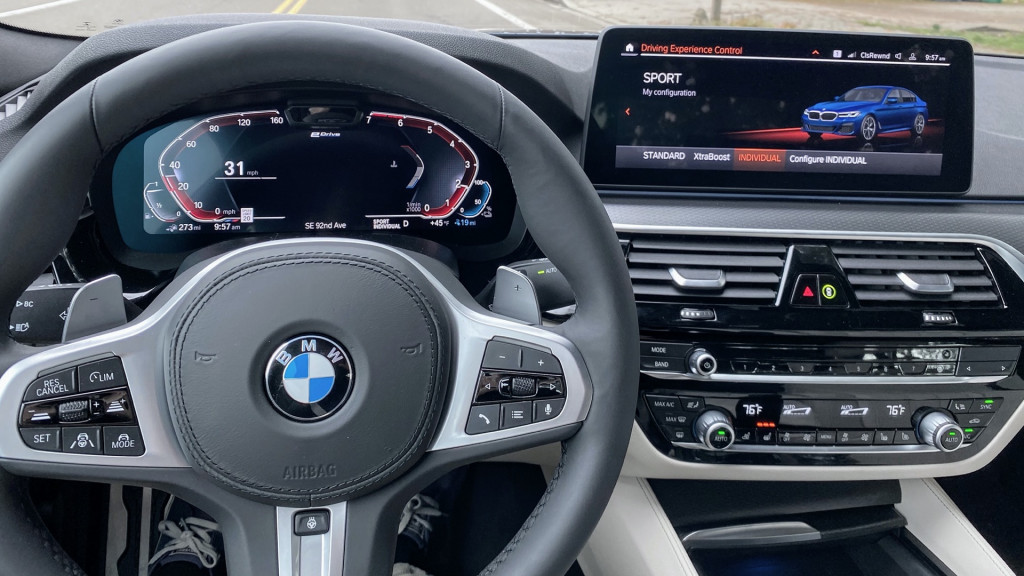 2021 BMW 530e plug-in hybrid