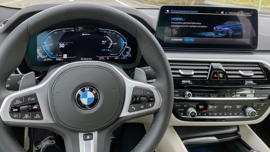 2021 BMW 530e plug-in hybrid