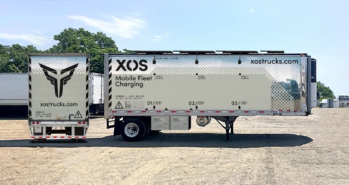 Xos charging hub for commercial vehicles Xos charging hub for commercial vehicles