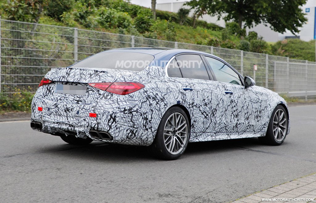 2023 Mercedes-Benz AMG C63 spy shots - Photo credit: S. Baldauf/SB-Medien