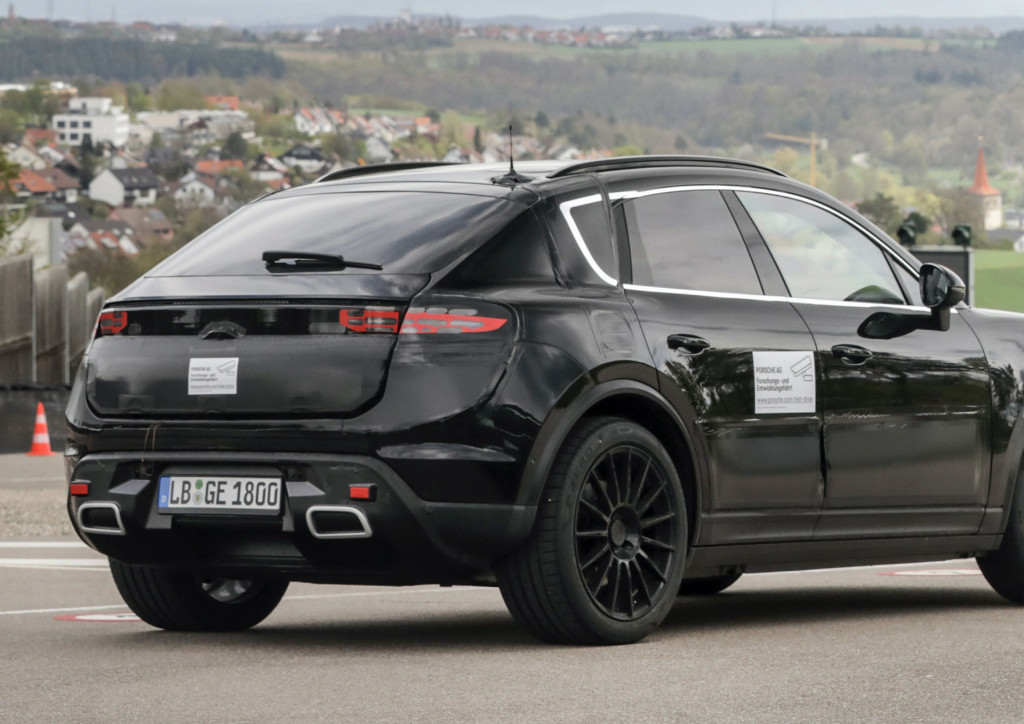 Electric Porsche Macan development