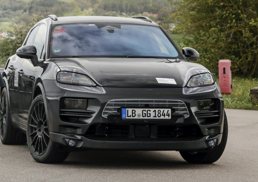 Electric Porsche Macan development