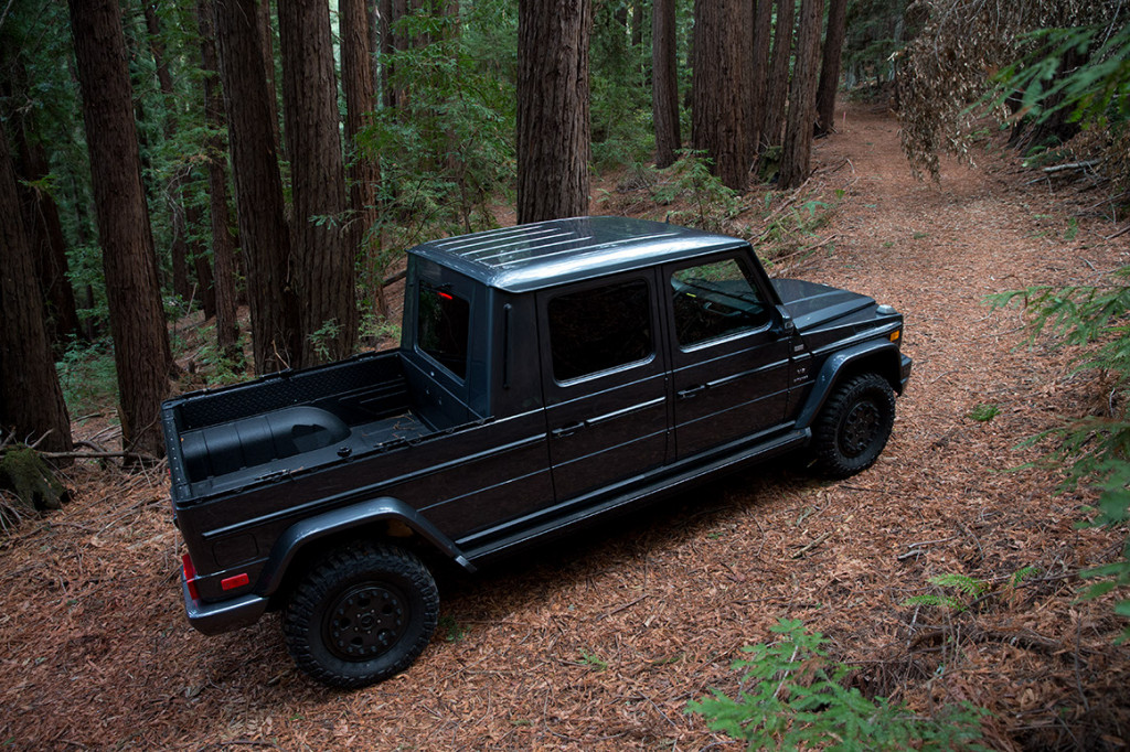 Mani Kulasooriya's Mercedes-Benz G-Class pickup truck