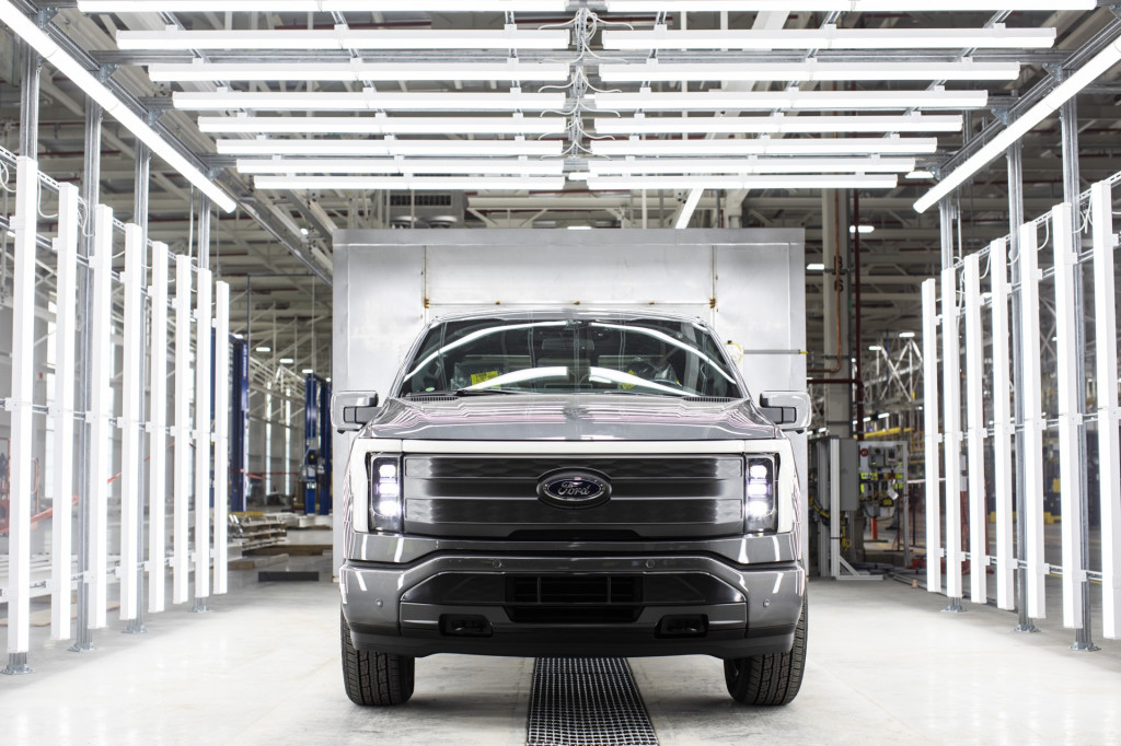 Pre-production Ford F-150 Lightning - Rouge Electric Vehicle Center