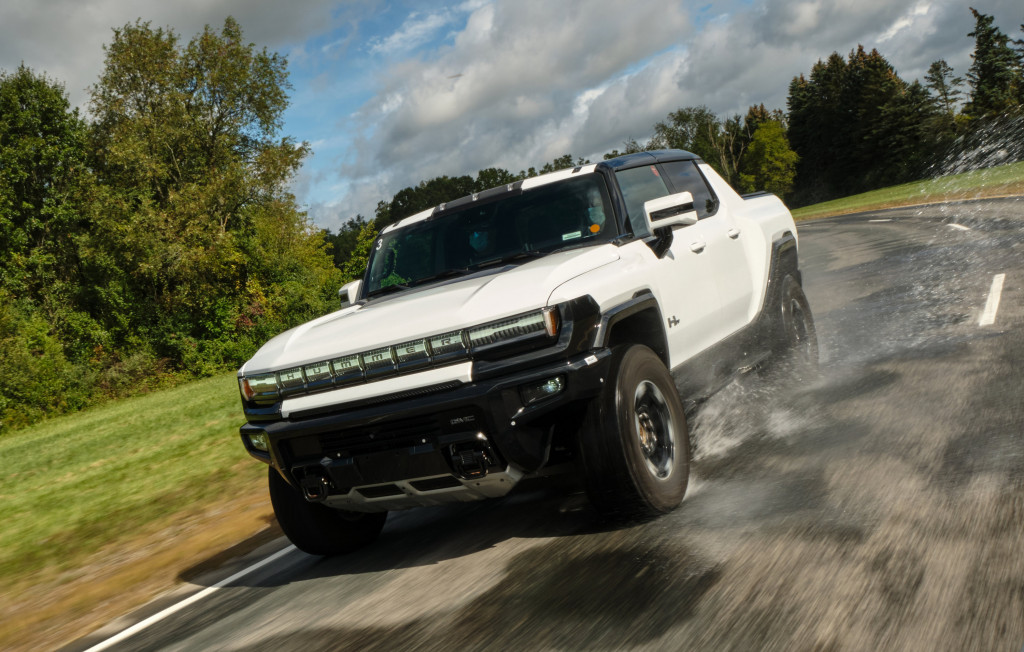 2022 GMC Hummer EV prototype, engineering drive, September 2022 at the Milford Proving Grounds