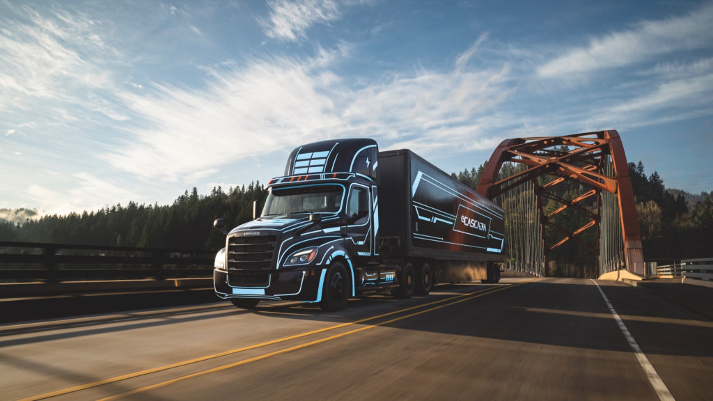 Freightliner eCascadia electric commercial truck