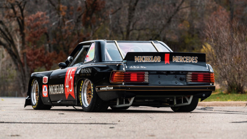 1982 Mercedes-Benz SL Trans Am race car (photo via Mecum Auctions)