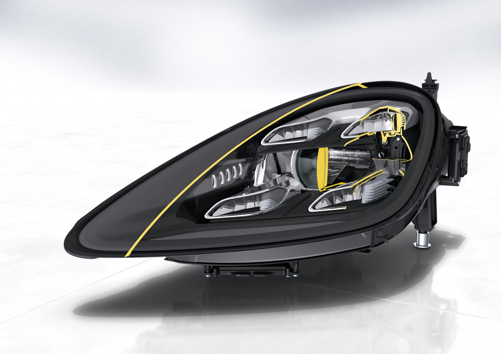 2019 Porsche Cayenne LED matrix headlights