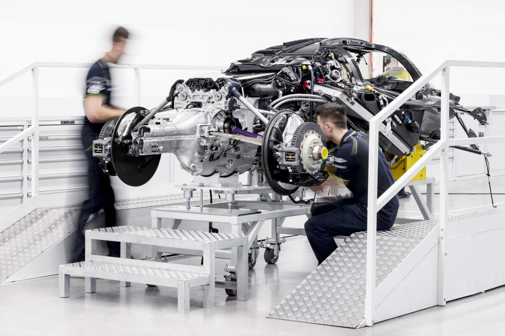 Aston Martin Valkyrie production in Gaydon, U.K.