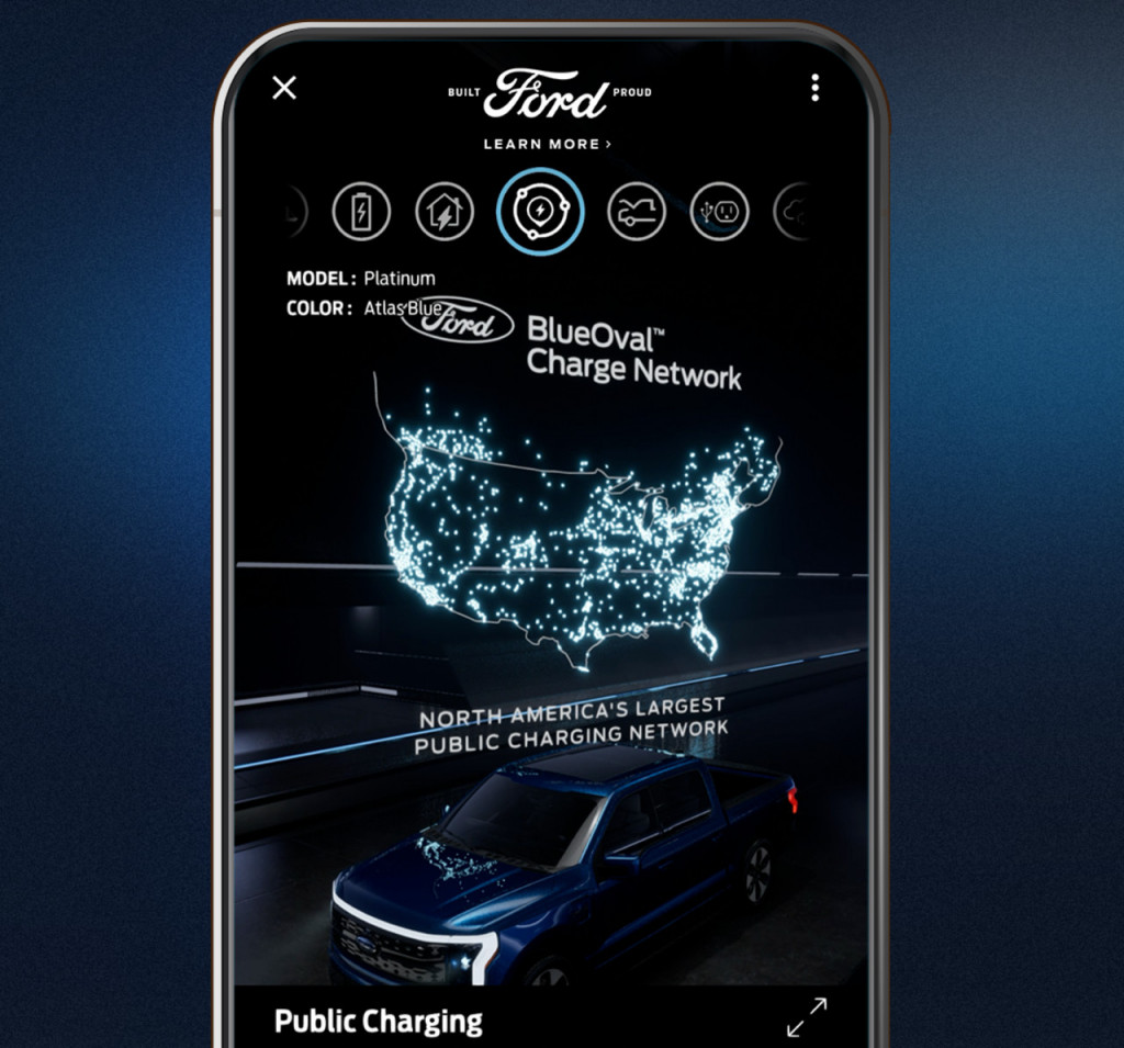 Ford F-150 Lightning augmented-reality experience