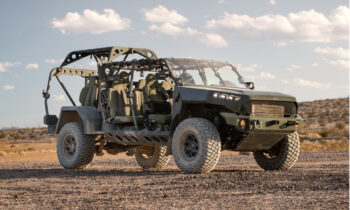 Concept military version of GMC Hummer EV revealed at Modern Day Marine