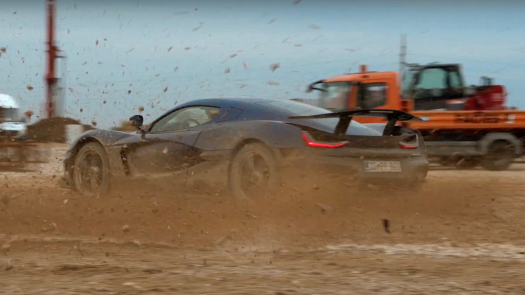 Rimac Nevera gets dirty