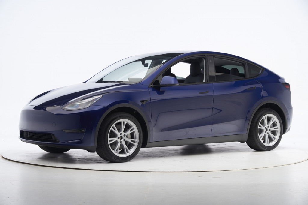 2021 Tesla Model Y IIHS crash-testing 2021 Tesla Model Y IIHS crash-testing
