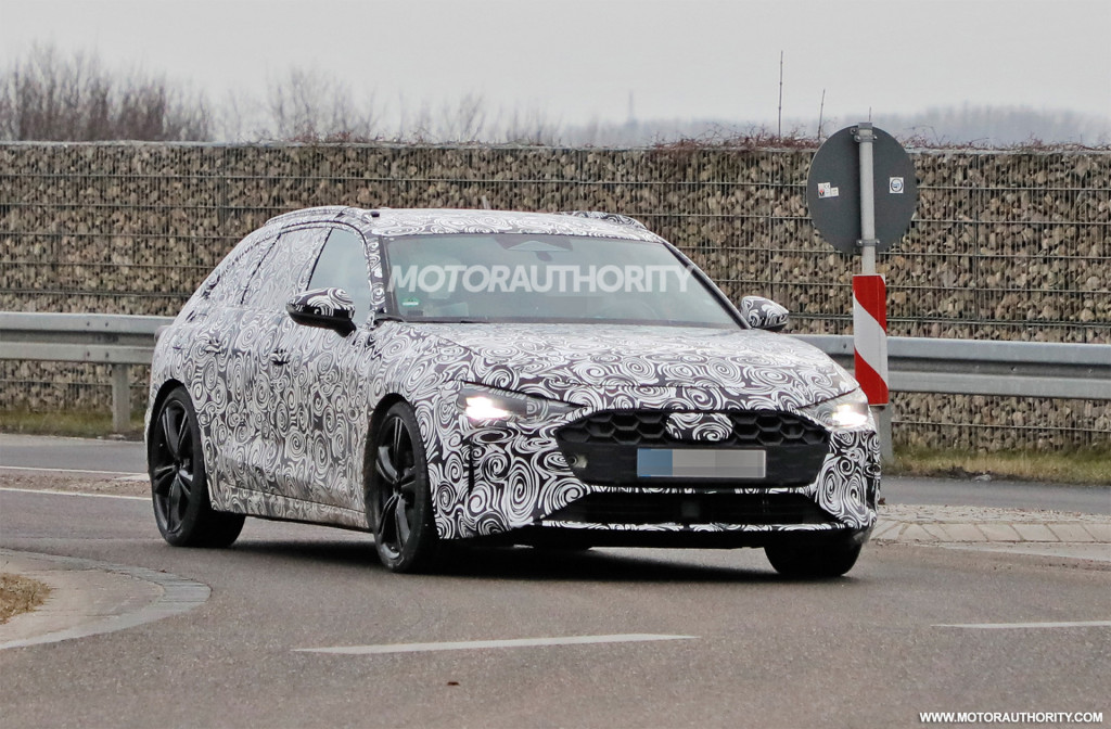 2024 Audi A4 Avant spy shots - Photo credit: S. Baldauf/SB-Medien
