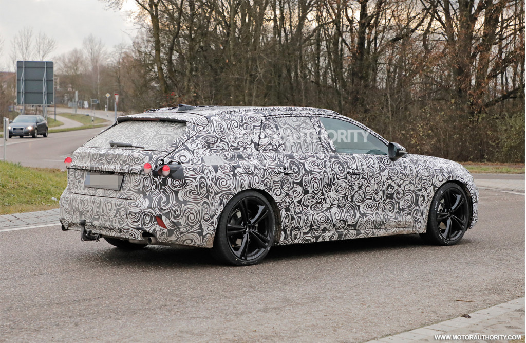 2024 Audi A4 Avant spy shots - Photo credit: S. Baldauf/SB-Medien