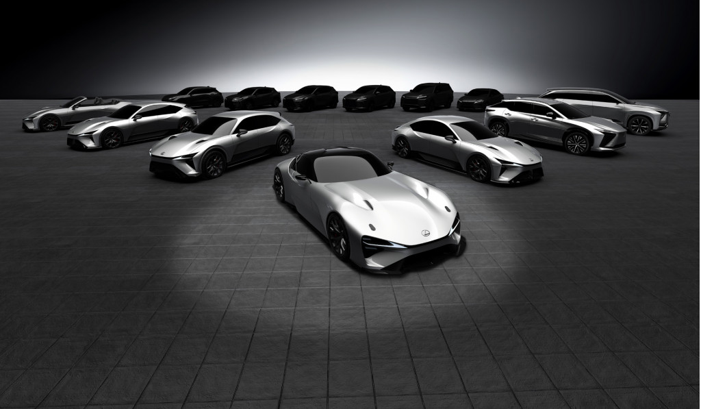 Planned Lexus electric vehicle lineup