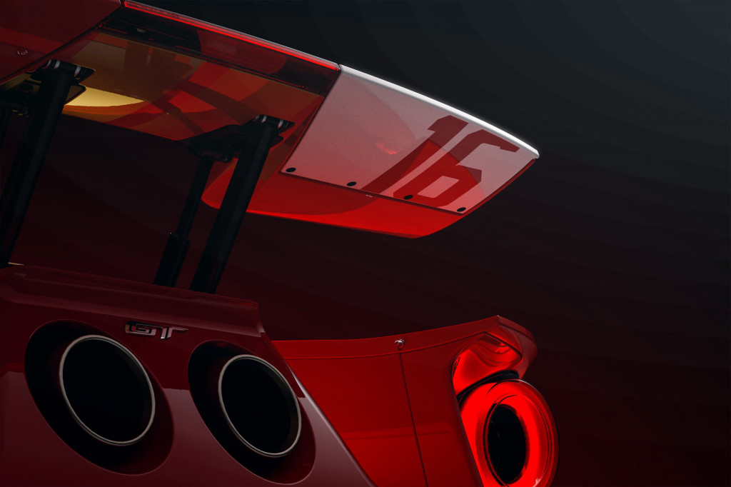 Teaser for 2022 Ford GT Alan Mann Heritage Edition