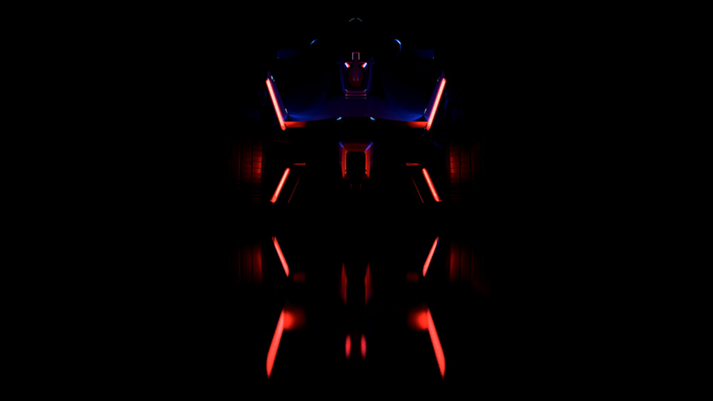 Teaser for Formula E Gen3 race car