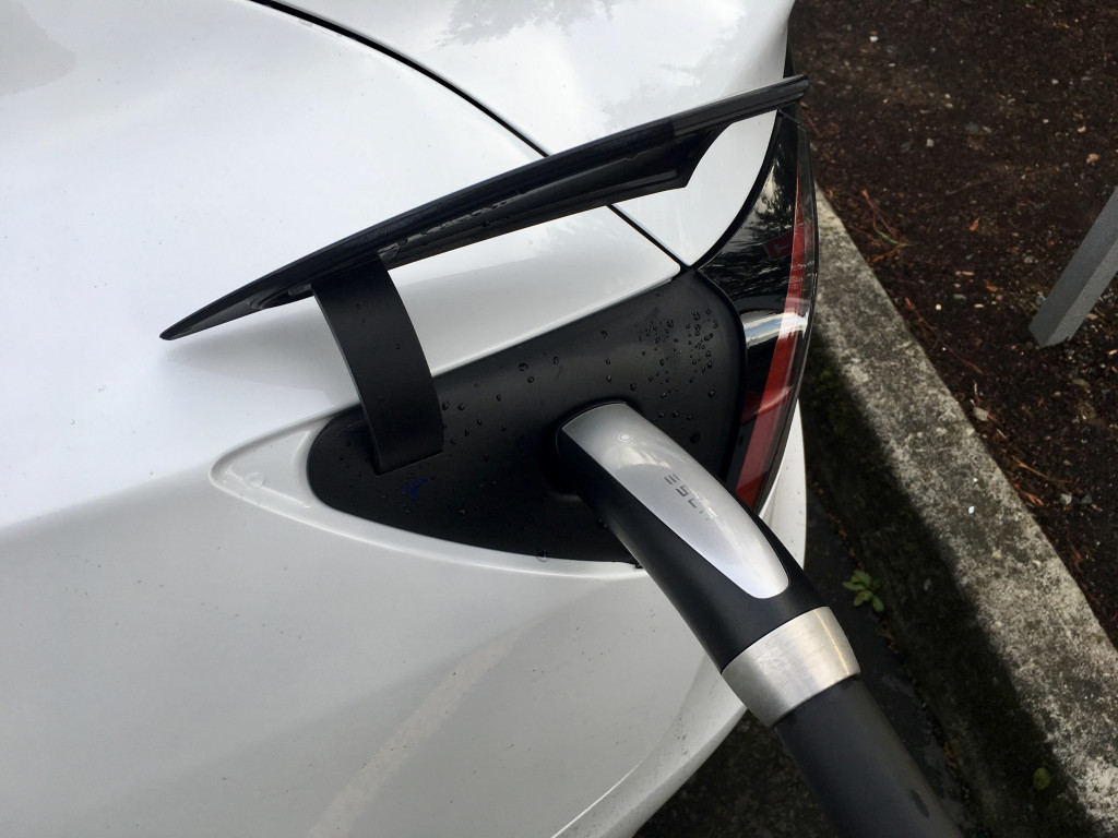 Tesla Model 3 charging Tesla Model 3 charging
