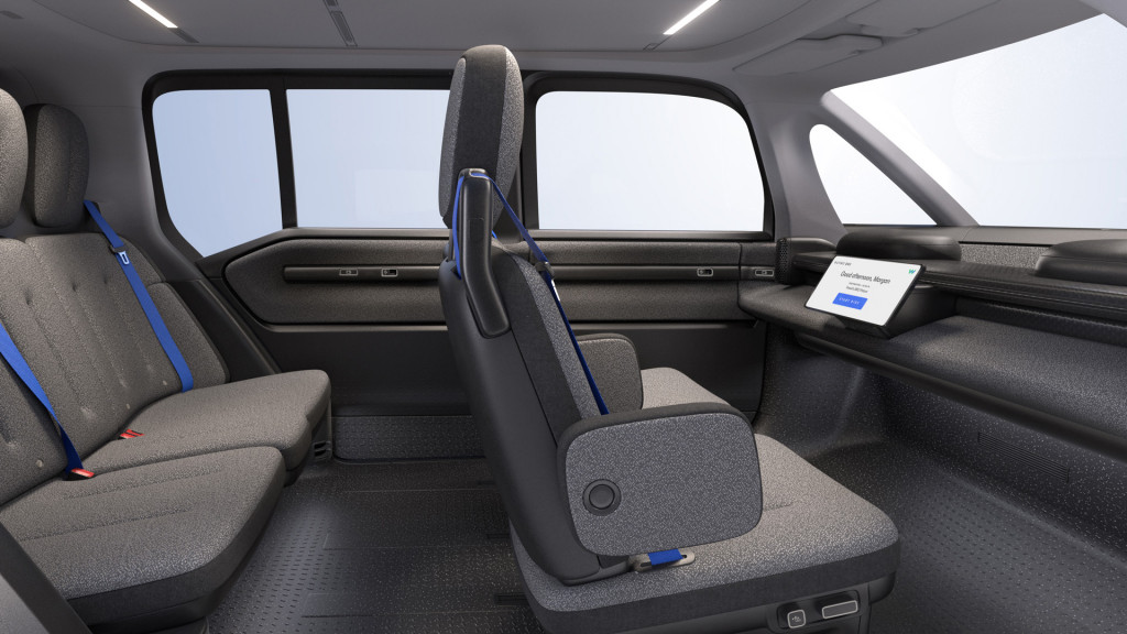 Zeekr shuttle for Waymo self-driving service Zeekr shuttle for Waymo self-driving service